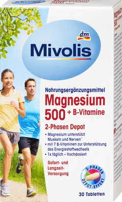 Mivolis Magnésium 500 Vitamines B Comprimés