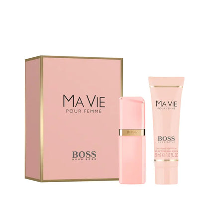 Coffret Parfum BOSS Ma Vie Eau de Parfum  SILLAGE FLORAL ET BOISÉ • DUO CADEAU ÉLÉGANT • AUTHENTICITÉ ALLEMANDE GARANTIE
