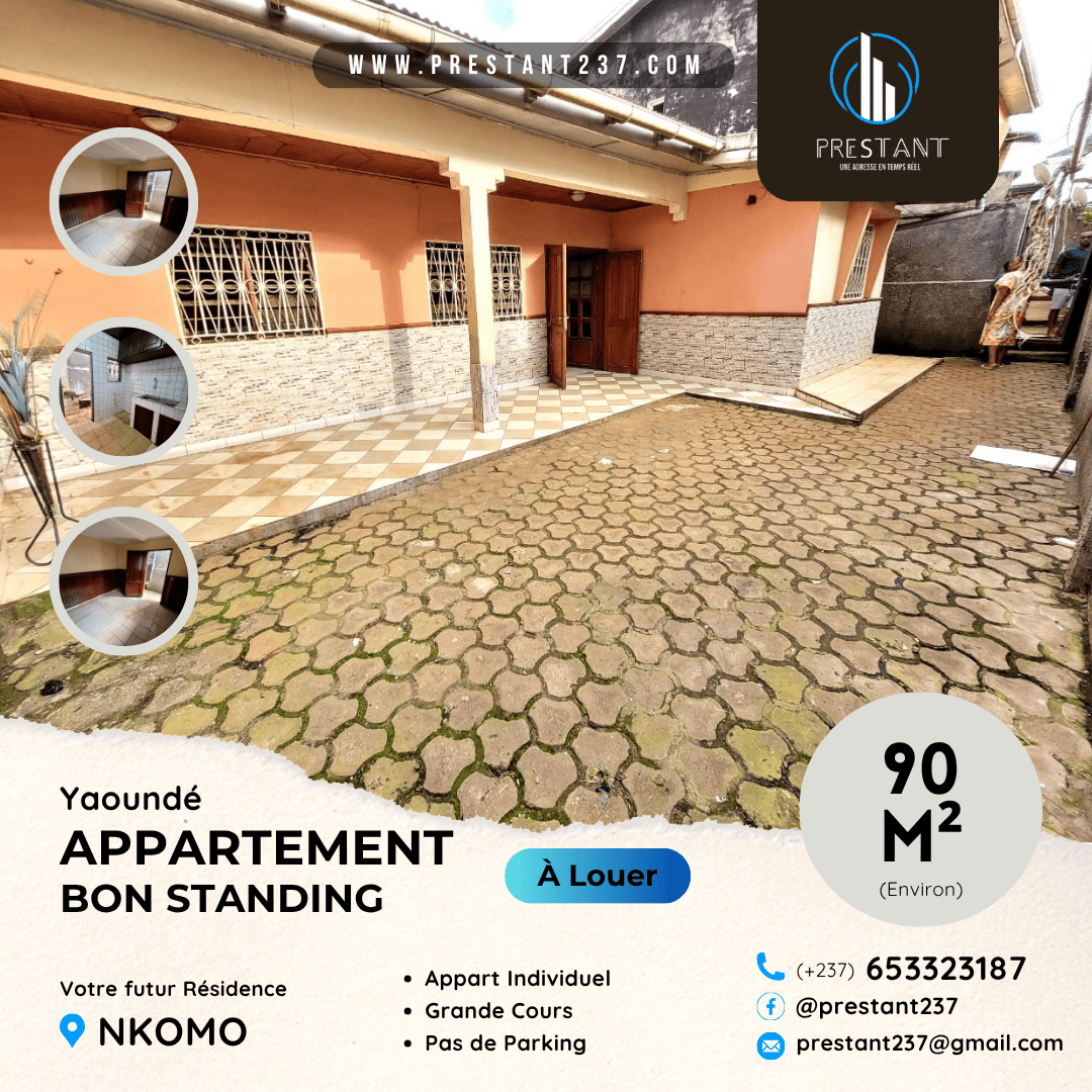 Appartement 3 chambres individuel – Nkomo – photo 1