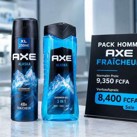 Pack Homme Axe Fraîcheur