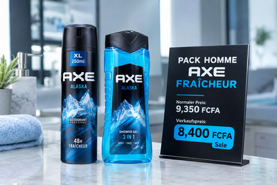 Pack Homme Axe Fraîcheur
