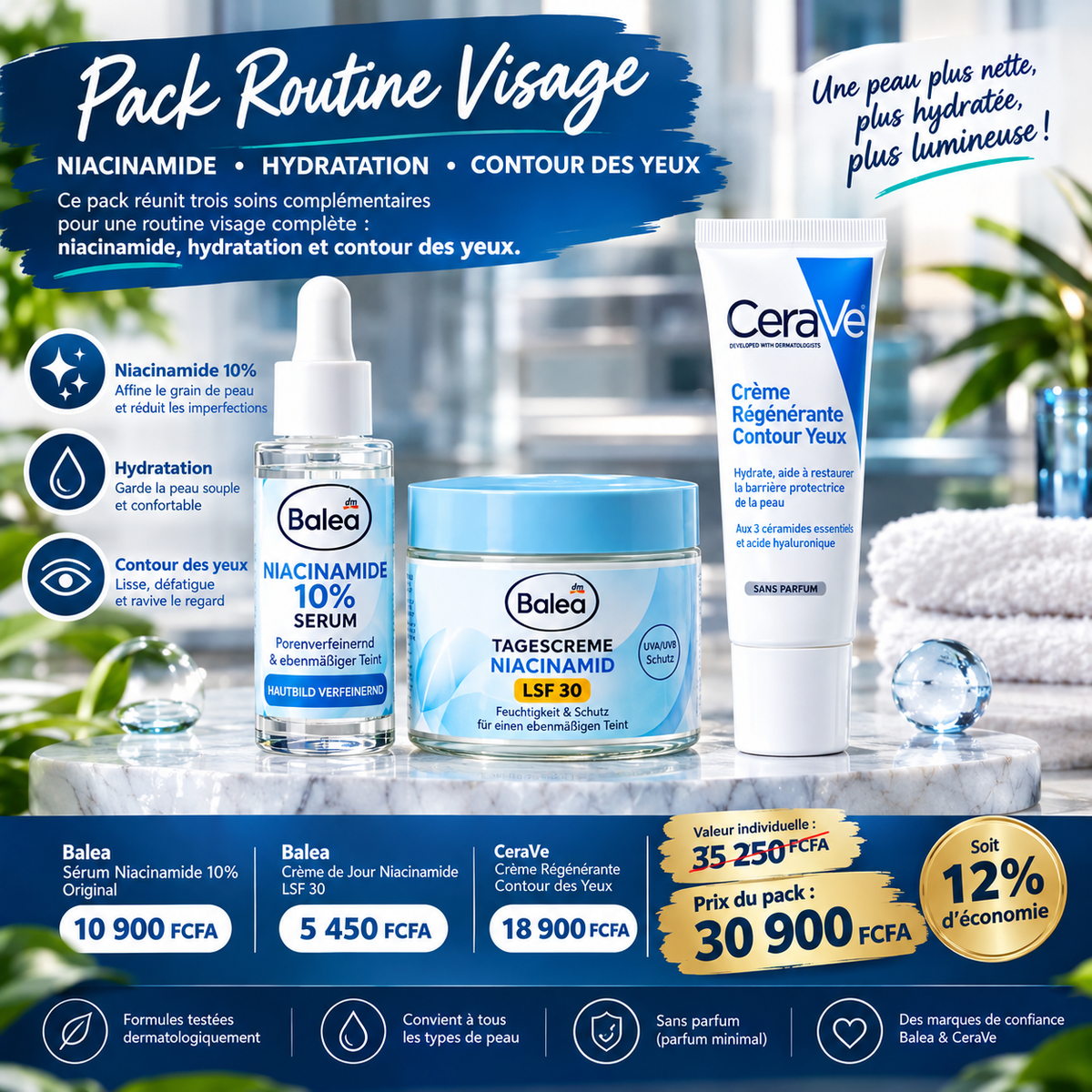 Pack Routine Visage Éclat – Mubina Essence