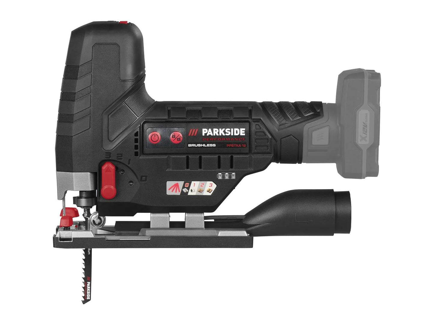 Scie Sauteuse Sans Fil Parkside PERFORMANCE 12 V – Modèle PPSTKA 12 A1 (Appareil Seul)