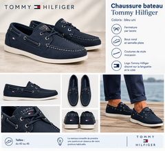 Tommy Hilfiger Chaussure bateau bleue
