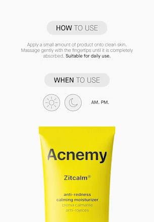 ACNEMY ZITCALM  Crème Hydratante Beruhigend Apaisante • Qualité Allemagne 🇩🇪