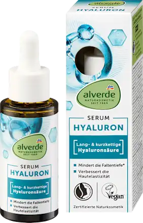 SÉRUM VISAGE HYDRATANT ALVERDE  Concentré Repulpant à l'Acide Hyaluronique • Qualité Allemagne 🇩🇪