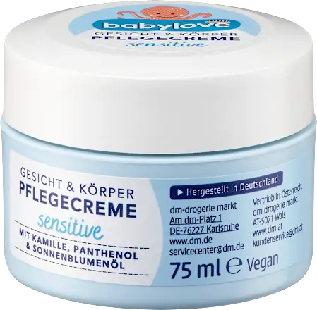 Crème de Soin Visage et Corps Babylove Sensitive