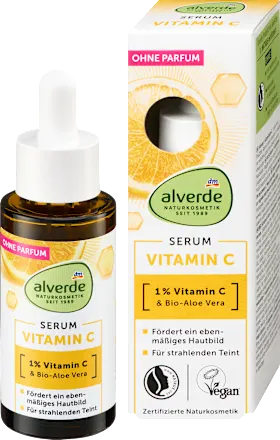 SÉRUM VISAGE VITAMINE C ALVERDE  Concentré Illuminateur et Anti-Taches Naturel • Qualité allemande 🇩🇪