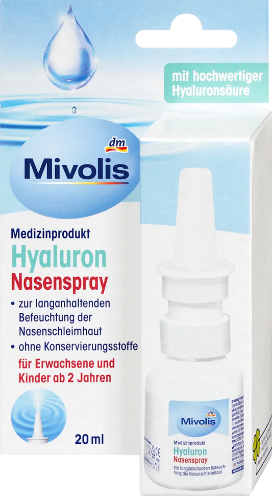💧 Mivolis Spray Nasal à l’Acide Hyaluronique — 20 ml