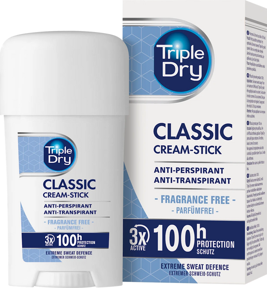 💪 Triple Dry Anti-Transpirant Deostick Classic — Protection extrême contre la transpiration