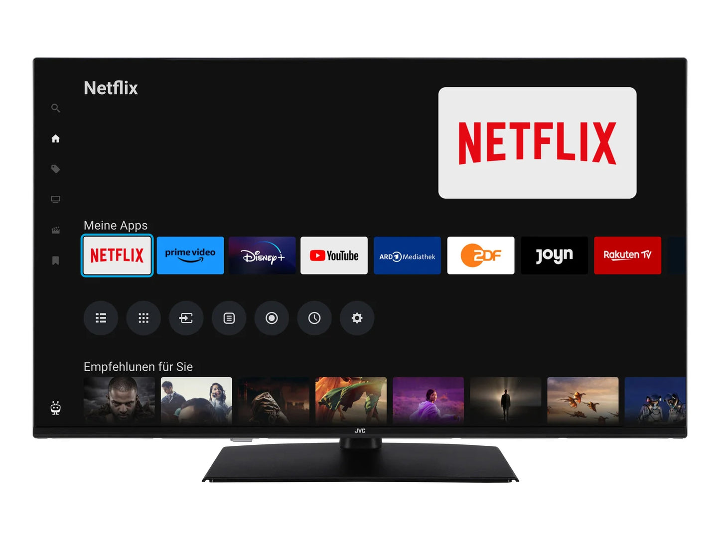 📺 JVC LT‑VUQ3455 QLED TiVo Smart TV 4K UHD — Téléviseur intelligent haute performanc