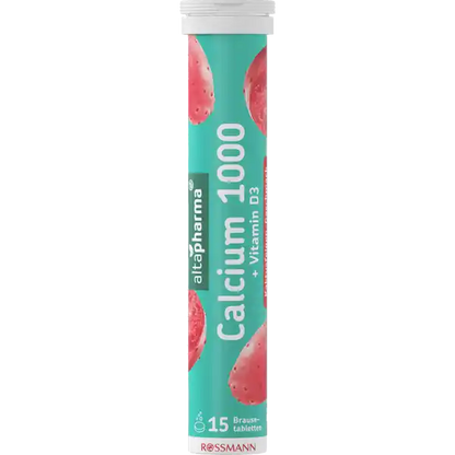altapharma Calcium 1000 + Vitamin D3 — 20 comprimés effervescents
