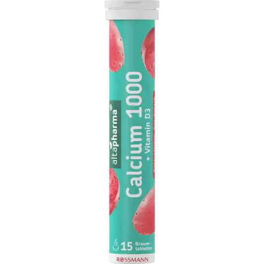 altapharma Calcium 1000 + Vitamin D3 — 20 comprimés effervescents