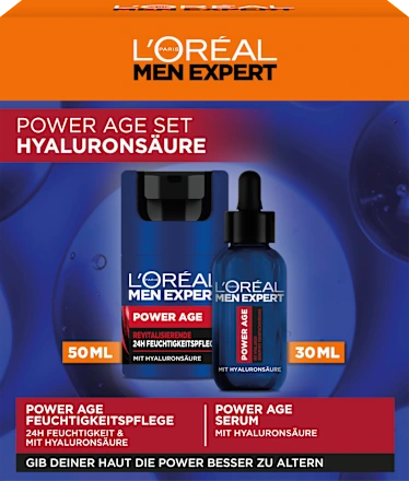 Coffret Cadeau L'Oréal Men Expert Power Age Hyaluronique - Mubina Essence Germany