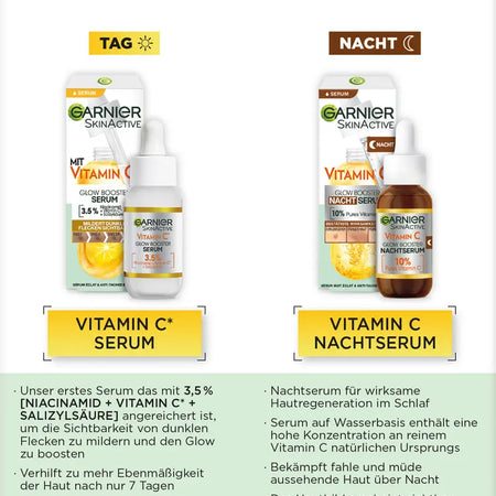Garnier Glow Booster Vitamine C Coffret – Mubina Essence