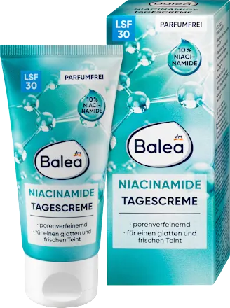 Balea Crème Niacinamide SPF 30 — L'Élégance de la Protection