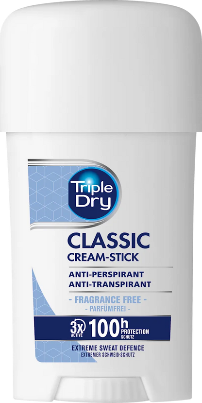 💪 Triple Dry Anti-Transpirant Deostick Classic — Protection extrême contre la transpiration