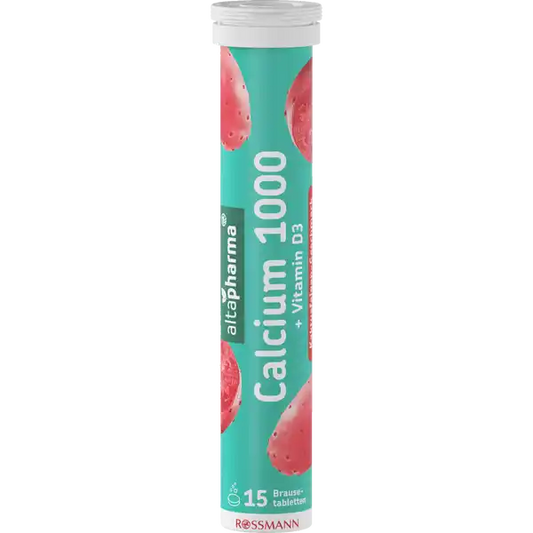 altapharma Calcium 1000 + Vitamin D3 — 20 comprimés effervescents