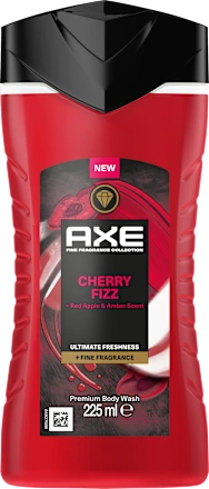 AXE CHERRY FIZZ  Gel Douche Hydratant &amp; Pétillant (250 ml)