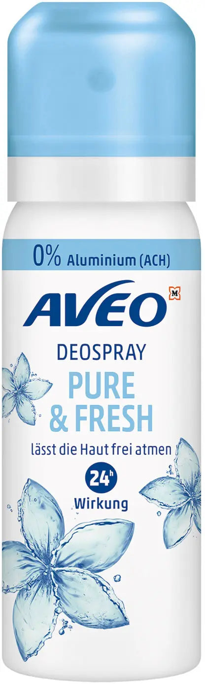 Déodorant Spray Pure Fresh Protection 24 Heures et Douceur pour la Peau