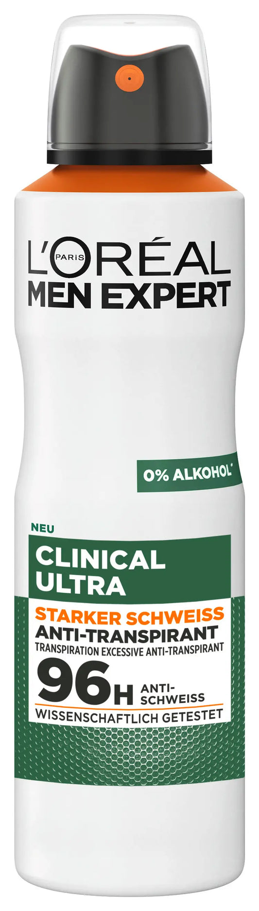 Déodorant Clinical Ultra Spray Protection Maximale 96 Heures et Fraîcheur Intense