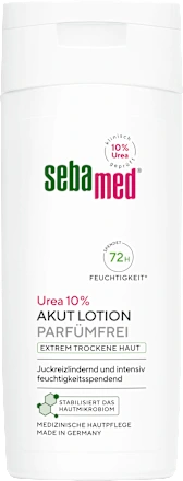 Sebamed Lotion Akut 10% Urée - Sans Parfum pour Peaux Très Sèches (200ml)