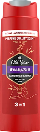 Old Spice Rockstar Gel Douche Soin 3-en-1 : Corps, Cheveux & Visage (250ml)