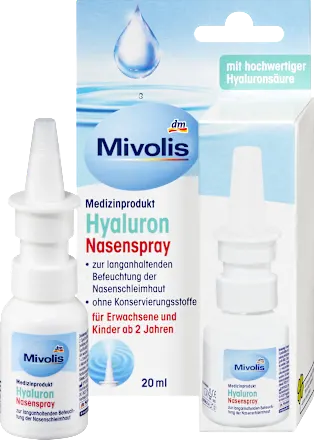 Mivolis Spray Nasal au Hyaluron  Soin Hydratant et Protecteur (20ml)