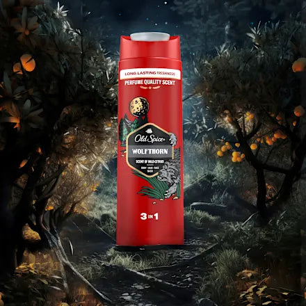Old Spice Wolfthorn Gel Douche 3en1 – Mubina Essence