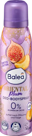 Balea Bodyspray "Oriental Plum"  Brume Corporelle Prune Orientale (200ml)