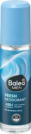 Balea MEN Déodorant Atomiseur Fresh  Protection Naturelle,  Parfum Tonique (75ml)