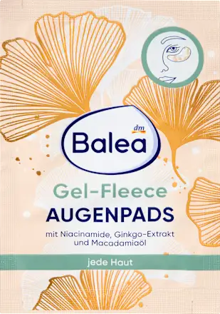 Balea Patchs Yeux Gel-Fleece  Soin Hydratant &amp; Apaisant (1 Paire)