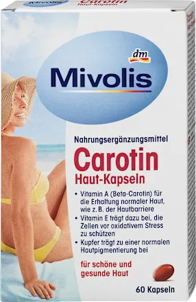 Mivolis Carotène Solaire  Protection Peau &amp; Vitamines (60 Capsules)