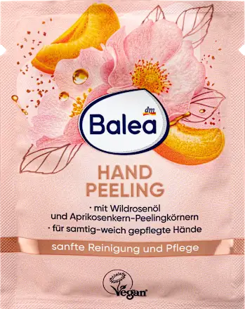 Balea Gommage Mains Rose Sauvage  Wildrose  Aprikose (15ml)