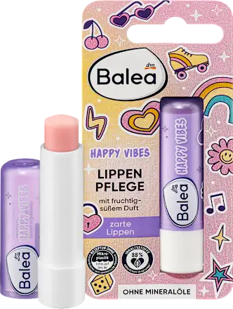 Balea Kids "Happy Vibes"  Soin des Lèvres Douceur (4,8g)
