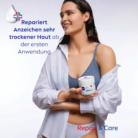 NIVEA REPAIR &amp; CARE  Soin Intensif à l'Urée (10%) – Hydratation 72h