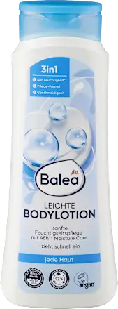 Balea Lait Corps Léger  Soin Hydratant Quotidien (400ml)