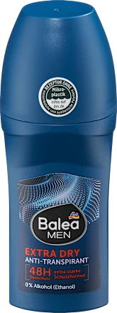 Balea MEN Roll-on Extra Dry  Anti-transpirant Haute Protection (50ml)