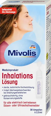 Mivolis Solution pour Inhalation  Sérum Physiologique Stérile (30 x 2,5 ml)
