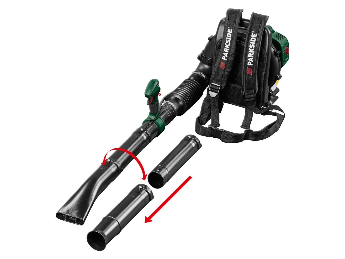 Souffleur à Turbine Sans Fil Parkside PERFORMANCE 40 V – Kit Complet avec 2 Batteries 4 Ah + Chargeur Rapide