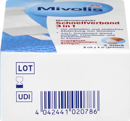 Mivolis Pansement Rapide 3en1