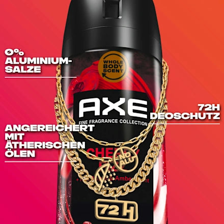 AXE CHERRY FIZZ  Protection 48H &amp; Parfum Pétillant (150 ml)