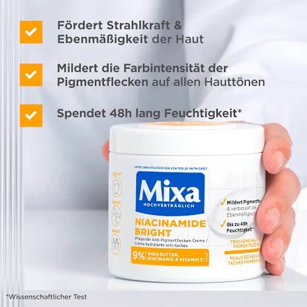 Crème de Soin Mixa Niacinamide Bright