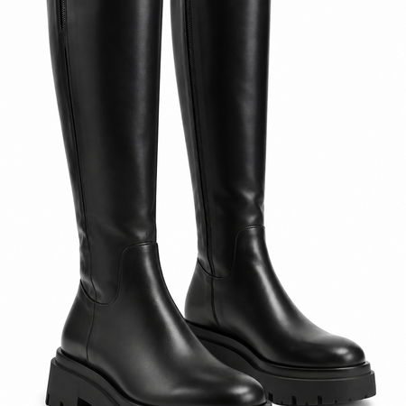 ONLY SHOES - Bottes en cuir - noir – Mubina Essence
