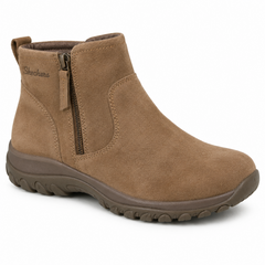 Skechers - Bottines d'hiver en daim - beige clair
