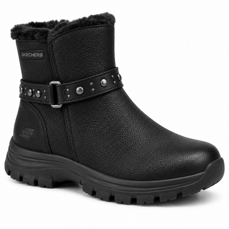 Skechers - Bottines d'hiver à clous - noir – Mubina Essence