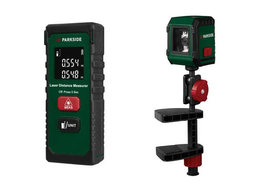 PARKSIDE® Laser Mesure Distance + Niveau Laser croix
