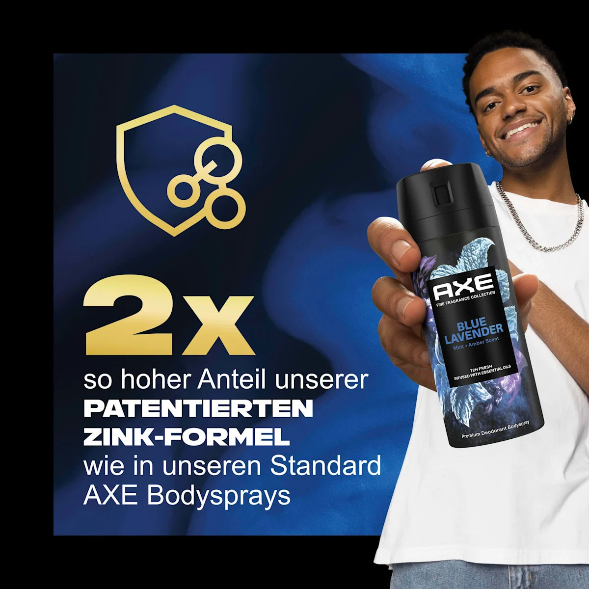 🧴 Axe Deospray Blue Lavender — Spray déodorant pour hommes