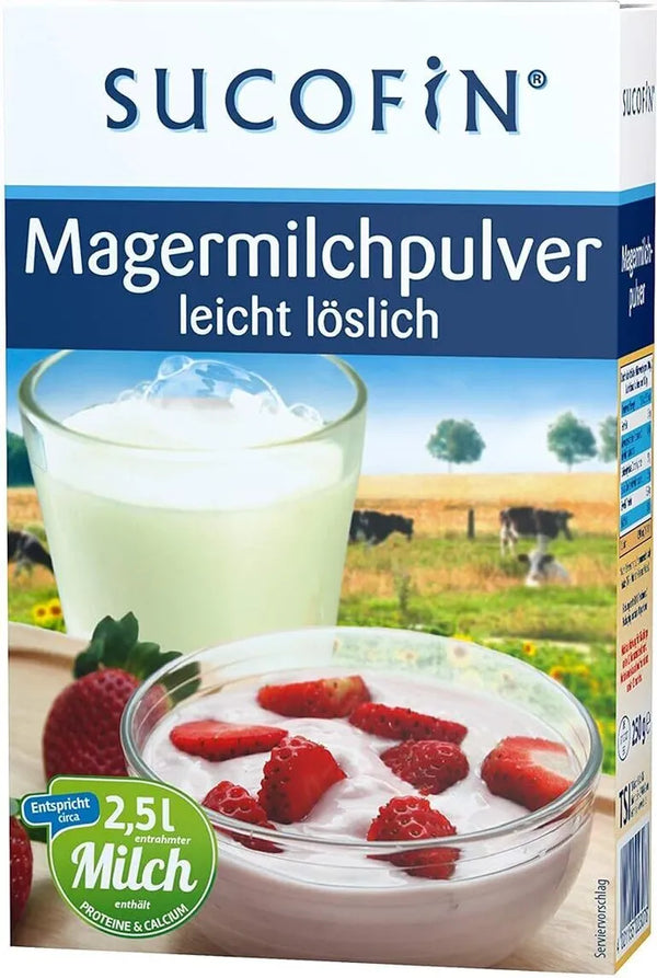 🥛 Sucofin Lait Écrémé en Poudre (250g) 🇩🇪