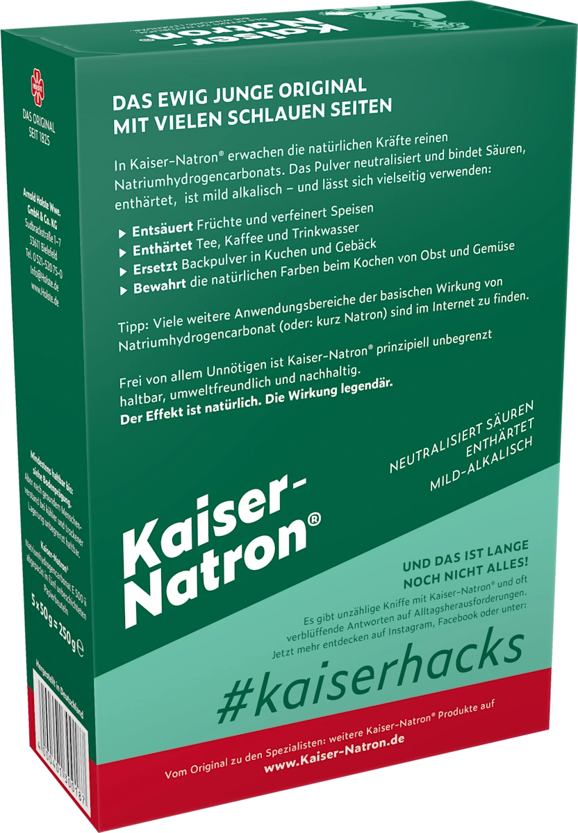 🌿 Kaiser Natron — Poudre multi-usage (5 × 50 g)